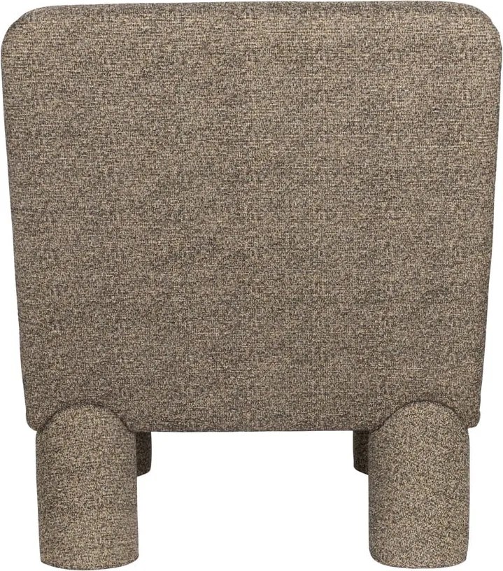 Taupe kreslo z textílie buklé Fern – Dutchbone
