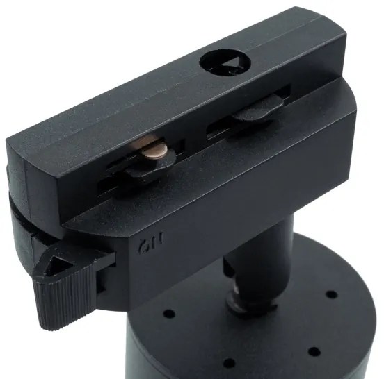 Bodové svietidlo MICA do lištového systému 1xGU10/25W/230V 1-fázové čierna