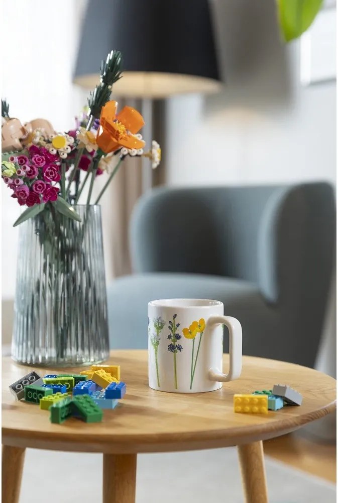 Biely keramický detský hrnček 300 ml Meadow Flowers – LEGO®