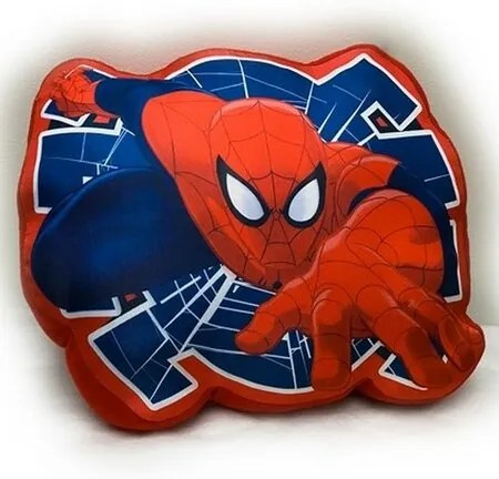 Jerry Fabrics Tvarovaný vankúšik Spiderman 02, 34 x 30 cm