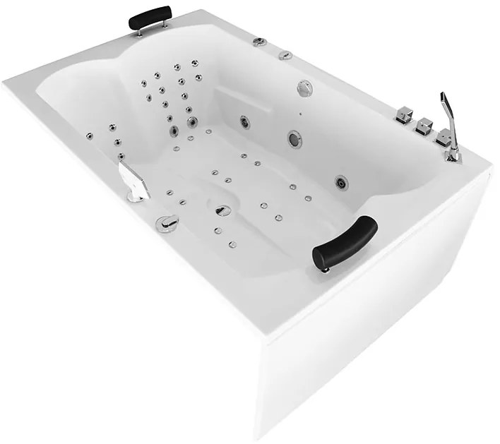 M-SPA - Kúpeľňová vaňa s hydromasážou 180 x 120 x 70 cm
