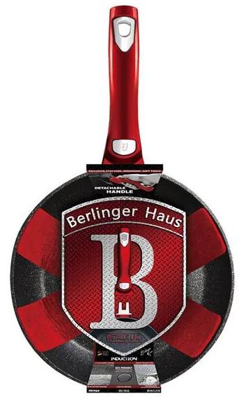 BERLINGER HAUS - Panvica 28cm Burgundy odnímateľná rukoväť