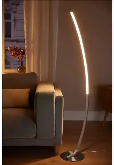 LIVARNO home Stojacia LED lampa (oblúk) (100365659) | BIANO