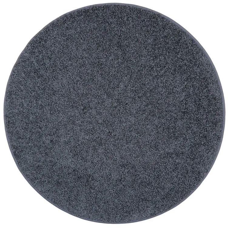 Vopi koberce Kusový koberec Color Shaggy sivý guľatý - 250x250 (priemer) kruh cm