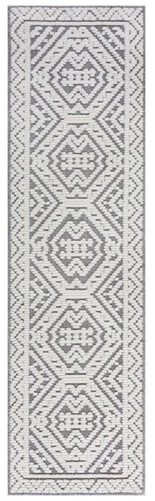 Flair Rugs koberce Kusový koberec Verve Jaipur Grey - 60x240 cm