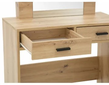 Toaletný stolík s osvetlením EMMA dub artisan