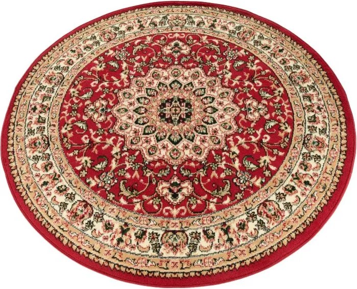 TA Koberec F740A ČERVENÉ ATLASOVÉ KOLESO Rozmer: 140x140 cm