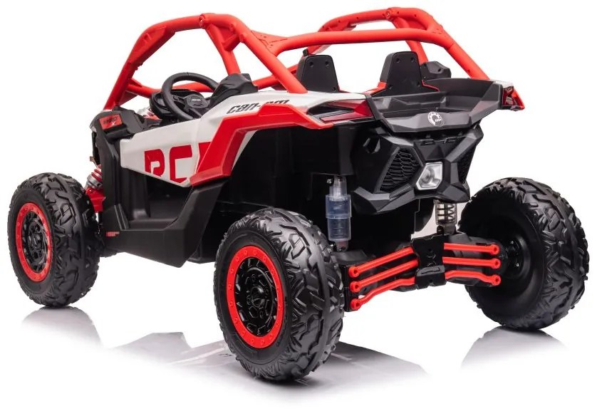 LEAN CARS ELEKTRICKÉ AUTÍČKO Can-am RS DK-CA001 - ČERVENÁ - 2x240W - BATÉRIA - 2x24V7Ah - 2024