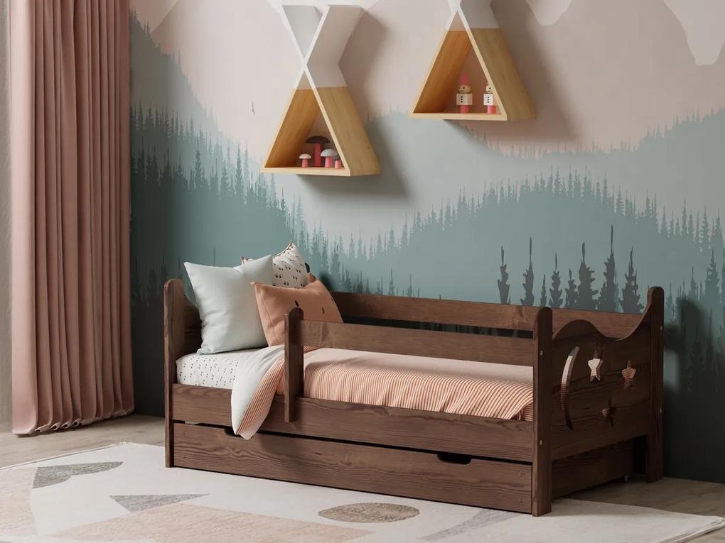 Detská posteľ DORA 80x160cm masív orech | AMI Nábytok