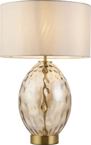 Endon 101150 - Stmievateľná stolová lampa ERIN 1xE27/10W/230V biela/dymovo-béžová