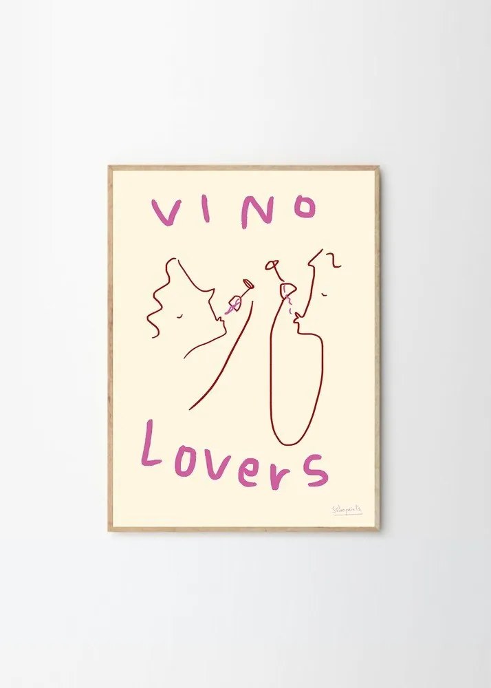 Plagát 50x70 cm Vino Lovers – Ruby Hughes – The Poster Club
