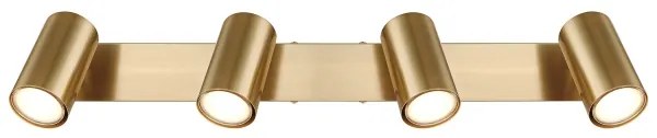 Globo 57911-4GO - Bodové svietidlo ROBBY 4xGU10/35W/230V zlatá