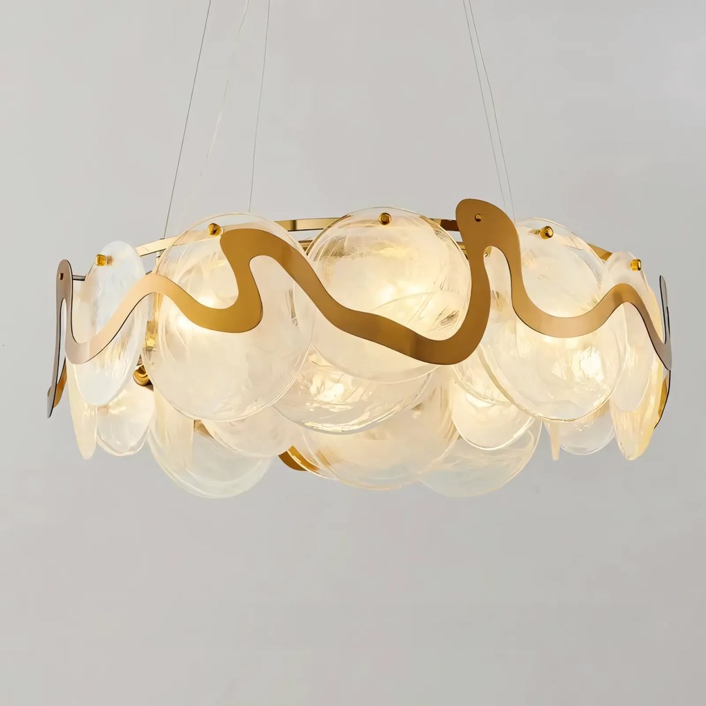 Toolight Toolight, stropné svietidlo, 8xE14, APP1544-8CP, zlatá matná, OSW-04064