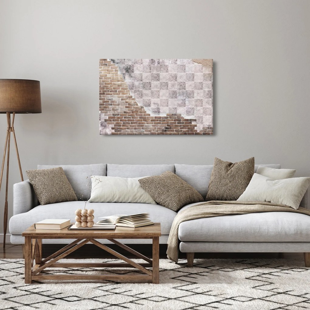 Obraz - Tehlový múr (90x60 cm)