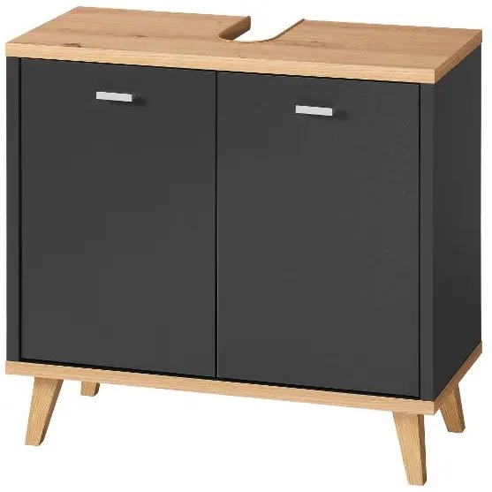 Livarno®  Vysoká skrinka do kúpeľne Corfu + Skrinka pod umývadlo Corfu  (800011625)