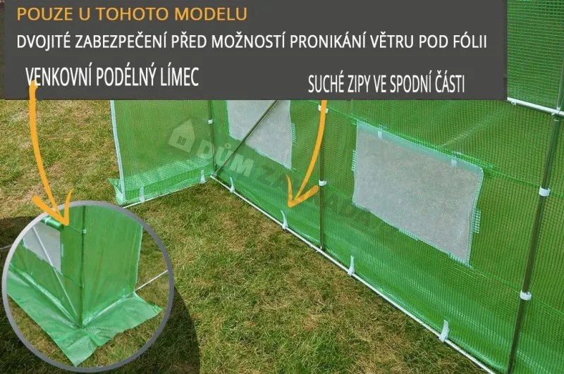 Záhradný fóliovník zelený 2x3m Focus Garden