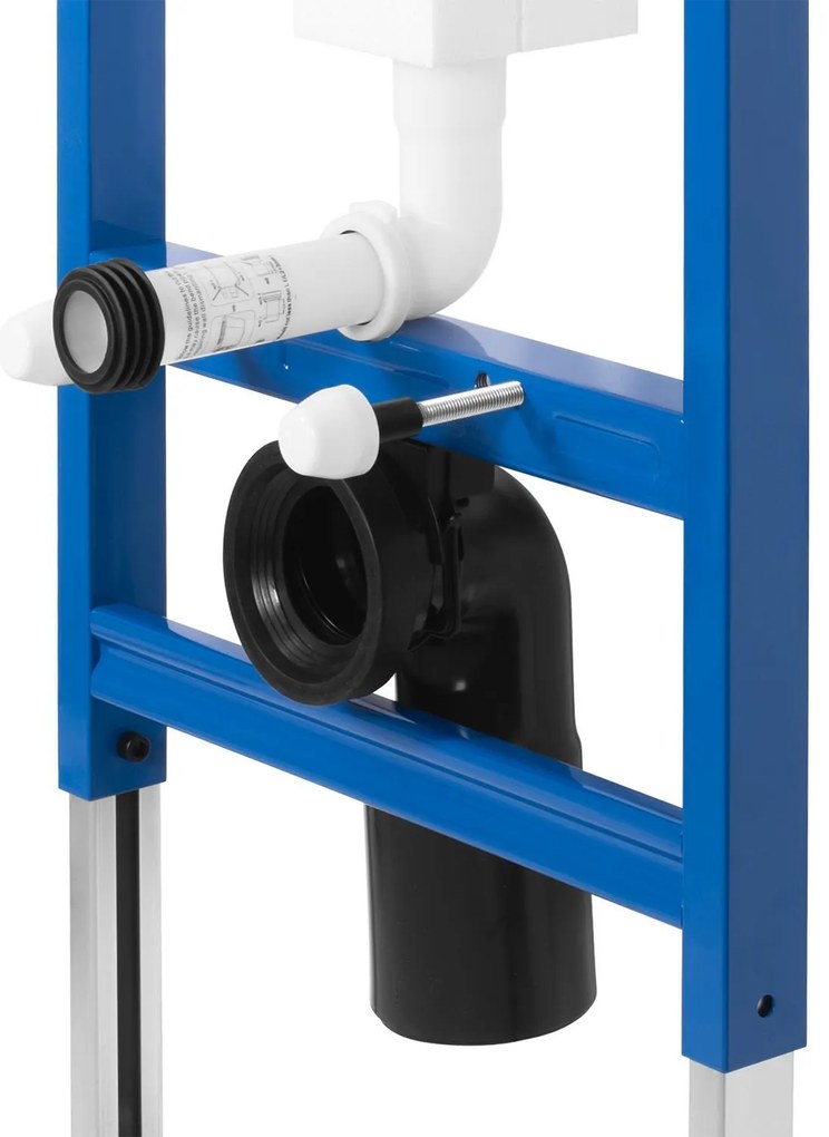 Rea Rea, Podomietkový WC systém K011A-Q + biele sklenené tlačidlo typ T, KPL-E0052