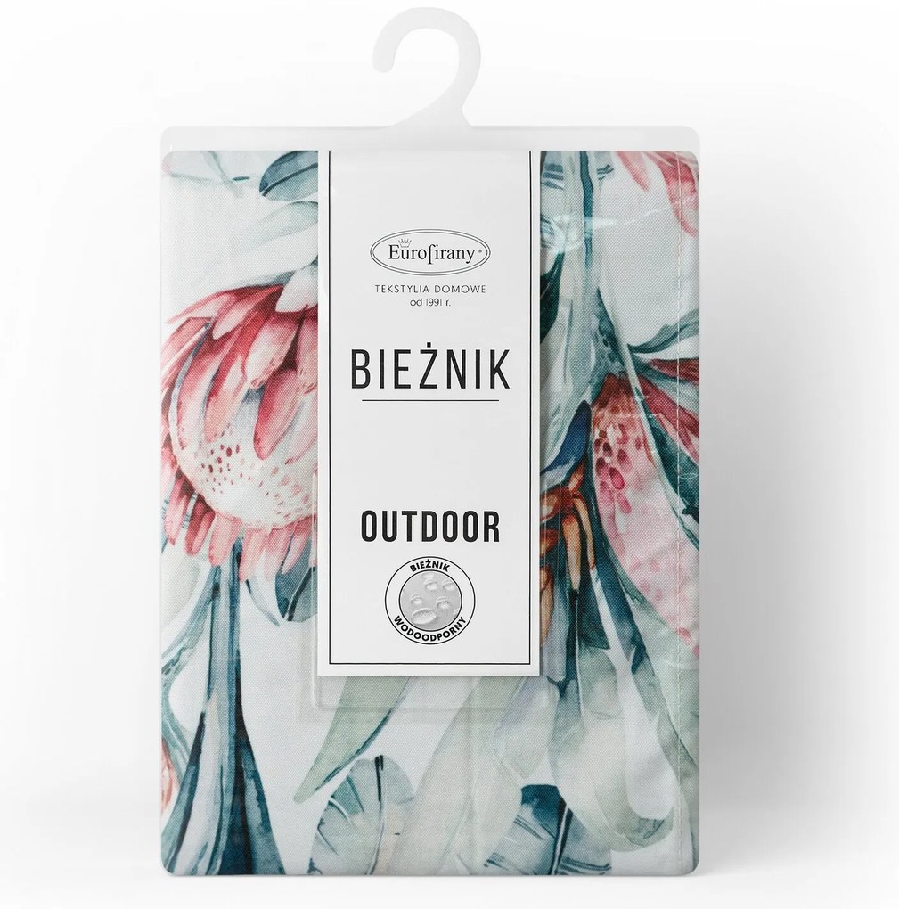 EUROFIRANY ZÁHRADNÝ VODEODOLNÝ BEHÚŇ NA STÔL GARDEN 40X180 CM KVETY