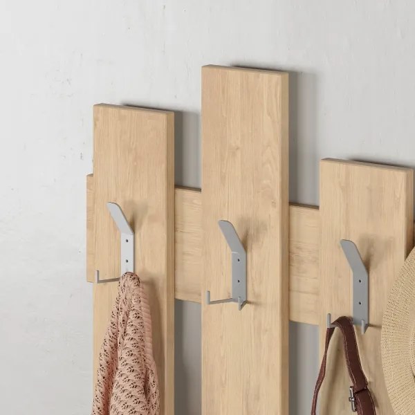 Nástenný vešiak WAVE 81x64 cm béžová