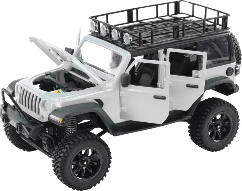 LEAN Toys Diaľkovo ovládané terénne auto RC 2.4G 4x4 sivé