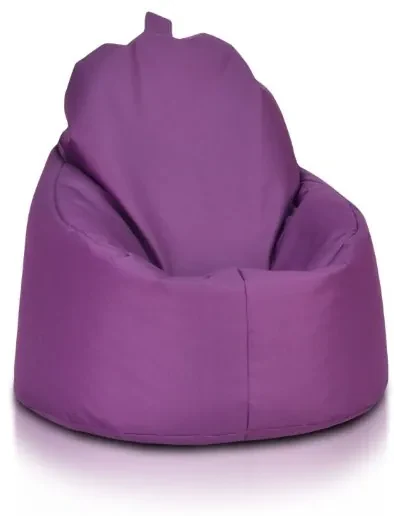 Sedací vak Yoko ekokoža / polyester TiaHome - krémová