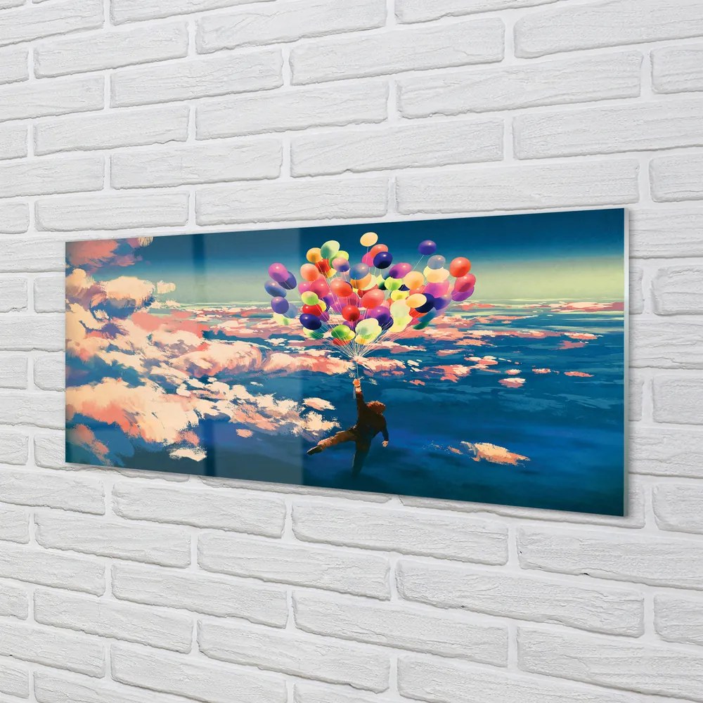 Obraz plexi Oblohy zatiahnuté balóny 120x60 cm