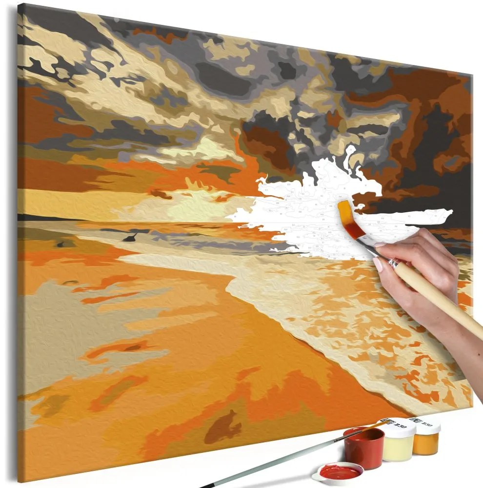 Maľovanie podľa čísiel - Golden Beach 60x40