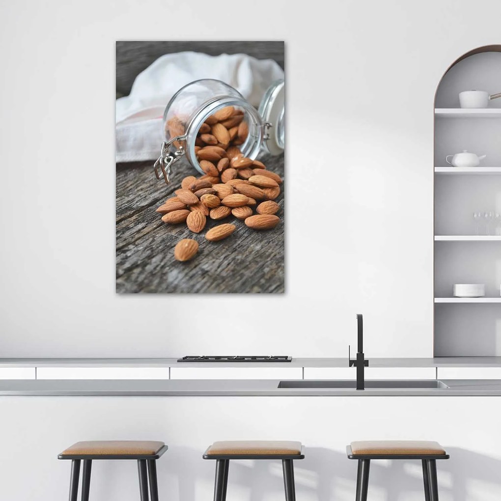Gario Plagát Pražené mandle Farba rámu: Bez rámu, Rozmery: 20 x 30 cm