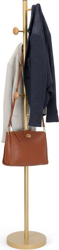 Předsíňový věšák ALGER zlatý