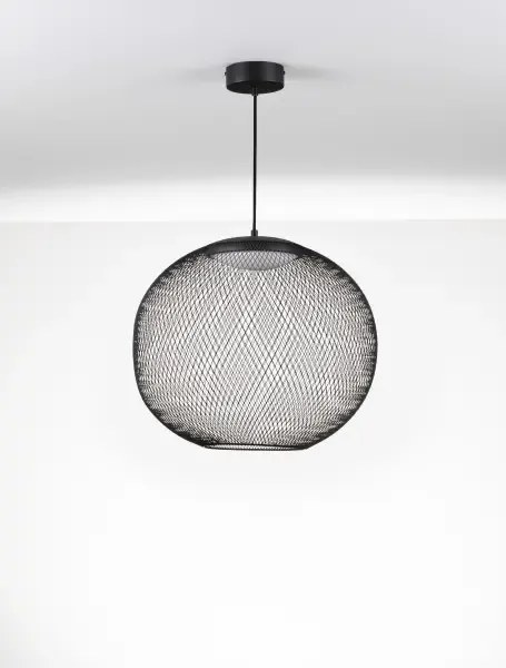 LED čierne dizajnové svietidlo Kinetic 50