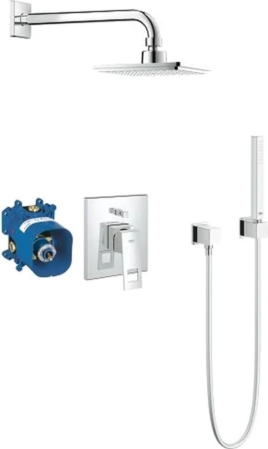 EUROCUBE Grohe Eurocube - sprchový systém pod omietku, chróm 23409000