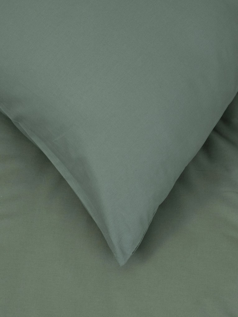 Bavlnená obliečka na vankúš Renforcé 70 × 90 cm - Jasmine olivová
