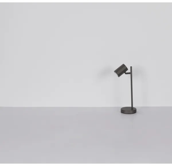 Globo 57918TB - Stolná lampa JAMES 1xGU10/5W/230V čierna