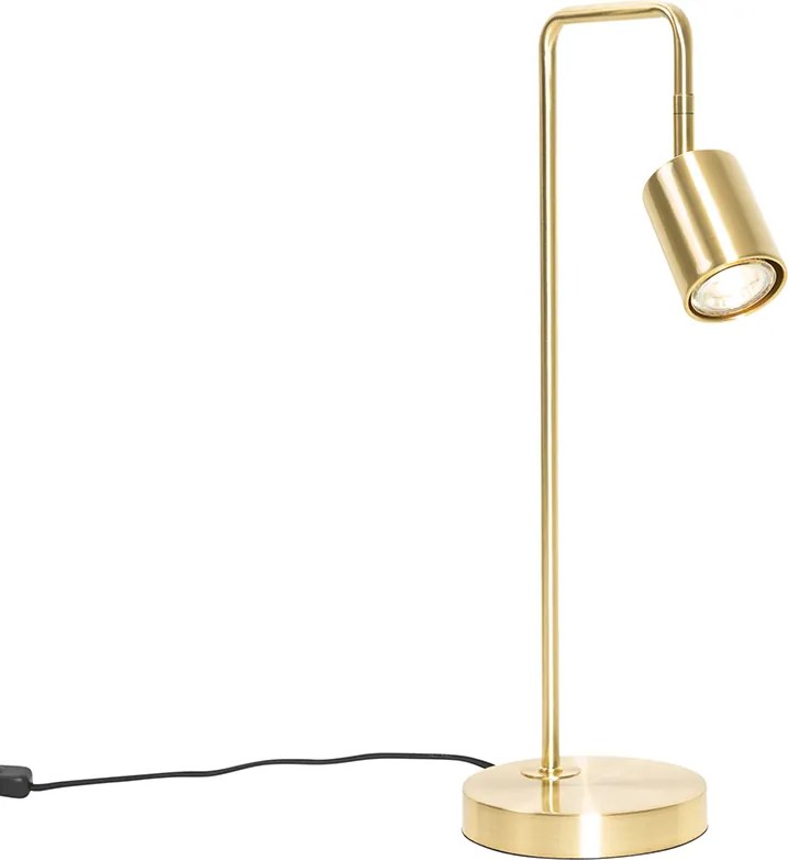 Inteligentná stolná lampa mosadzná nastaviteľná vrátane wifi GU10 - Jav