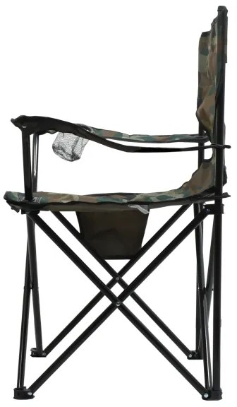 Skladacia kempingová stolička maskáčová