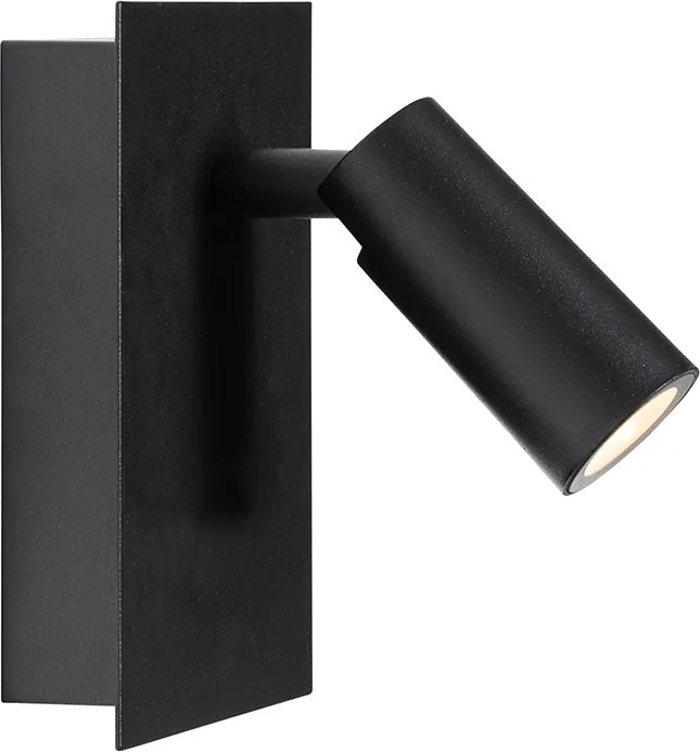 Moderná vonkajšia nástenná lampa čierna vrátane LED IP54 - Simon