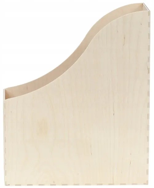 Čisté dřevo Drevený organizér / priečinok na dokumenty alebo časopisy