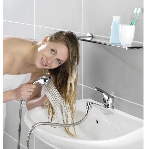 WENKO 22866100 - Sprcha UNIVERSAL 170x6,5 cm lesklý chróm/strieborná/sivá