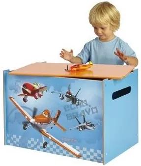 Drevený box na hračky DISNEY PLANES WORLDS APART PLA1993