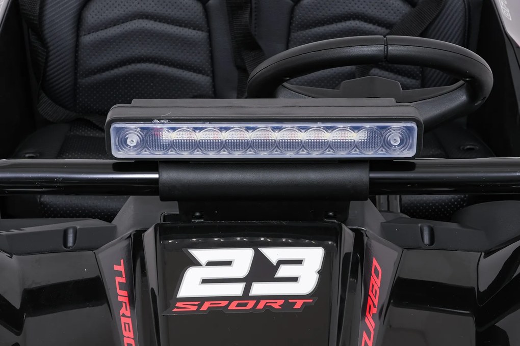 Ramiz Elektrická bugina TURBO 23 pre deti čierna