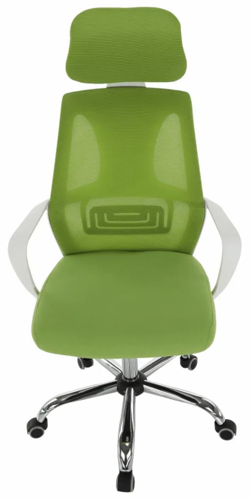 Kancelárske kreslo, zelená/biela, TAXIS