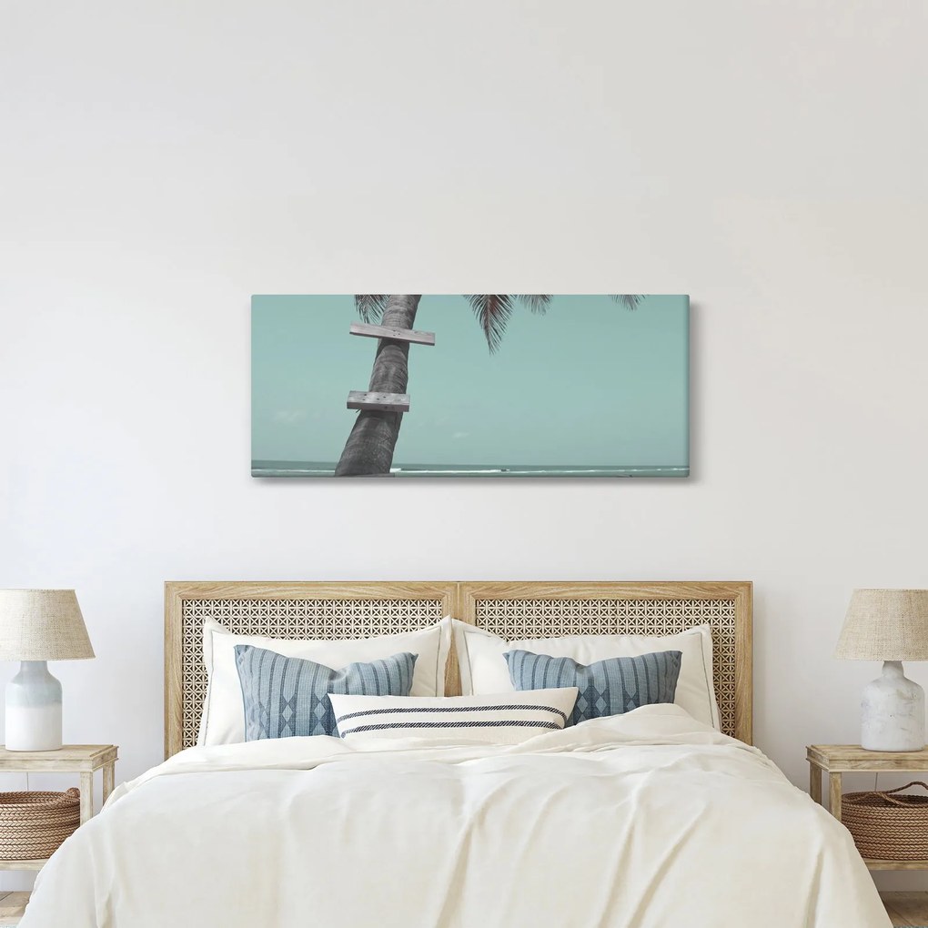 Obraz - Palma v Karibiku (120x50 cm)