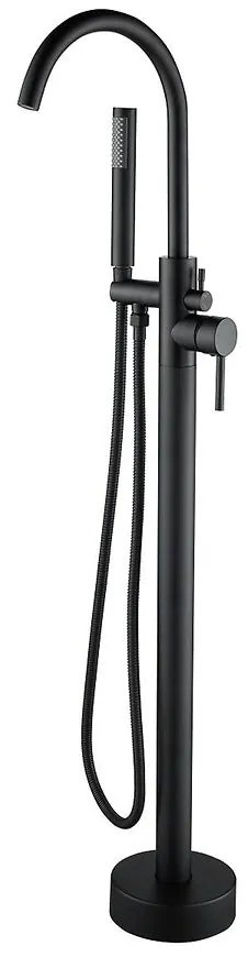 Batéria vaňová voľne stojaca Evra čierna