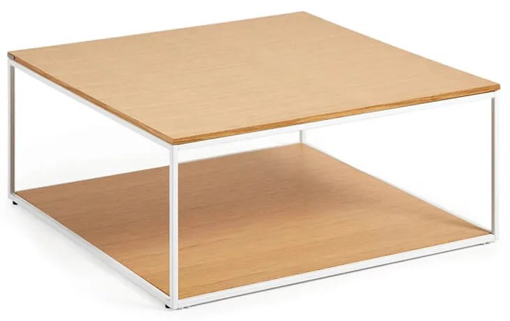 Konferenčný stolík noya 80 x 80 cm biely MUZZA