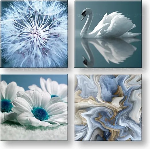 Obraz na stenu Pure beauty 4 dielny XOBKOL13E42