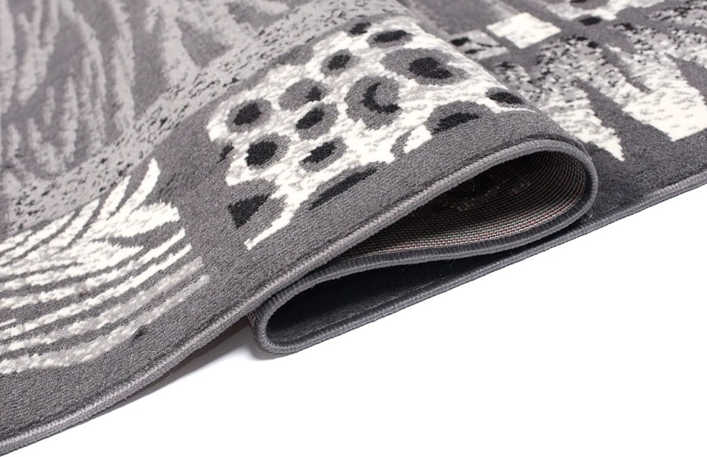 TA Koberec J316A DARK GRAY CHEAP PP CRM Sivý (tmavý) Obdĺžnikový Rozmer: 120x170 cm