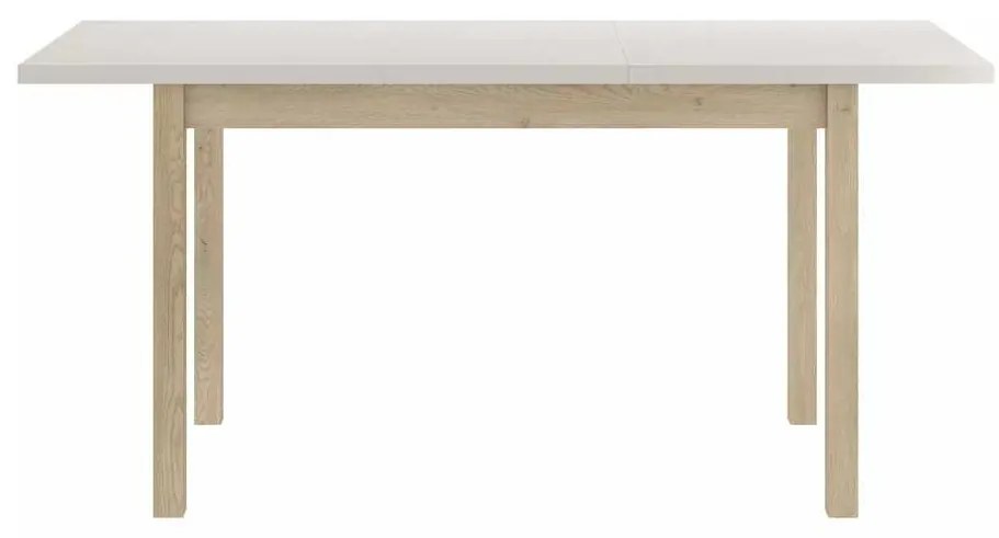 Jedálenský stôl Adam II 120 x 68 cm, krémová / dub cremona