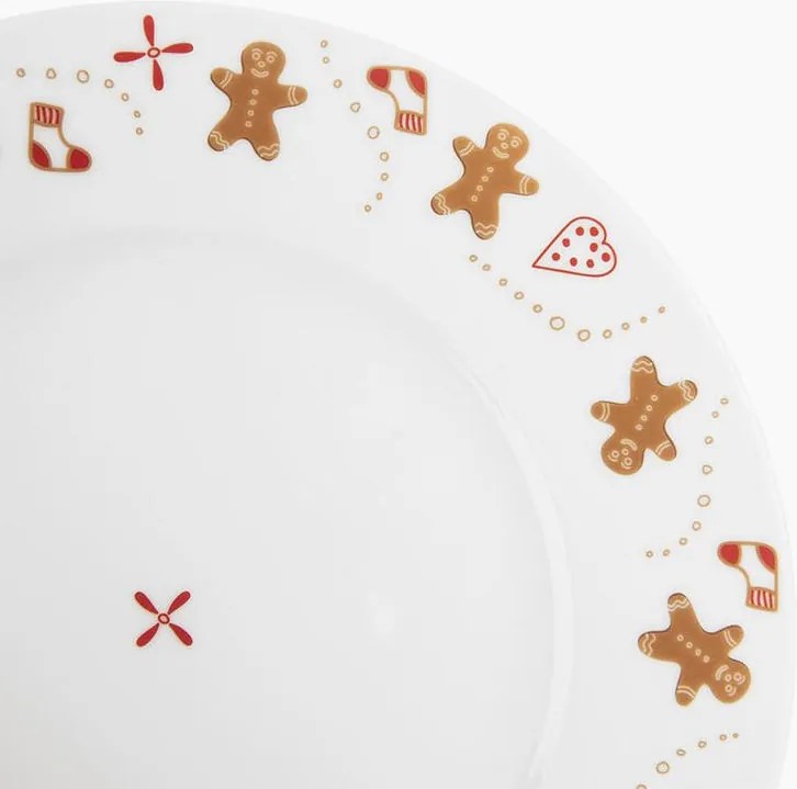 Porcelánový dezertný tanier PERNÍČEK 20 cm
