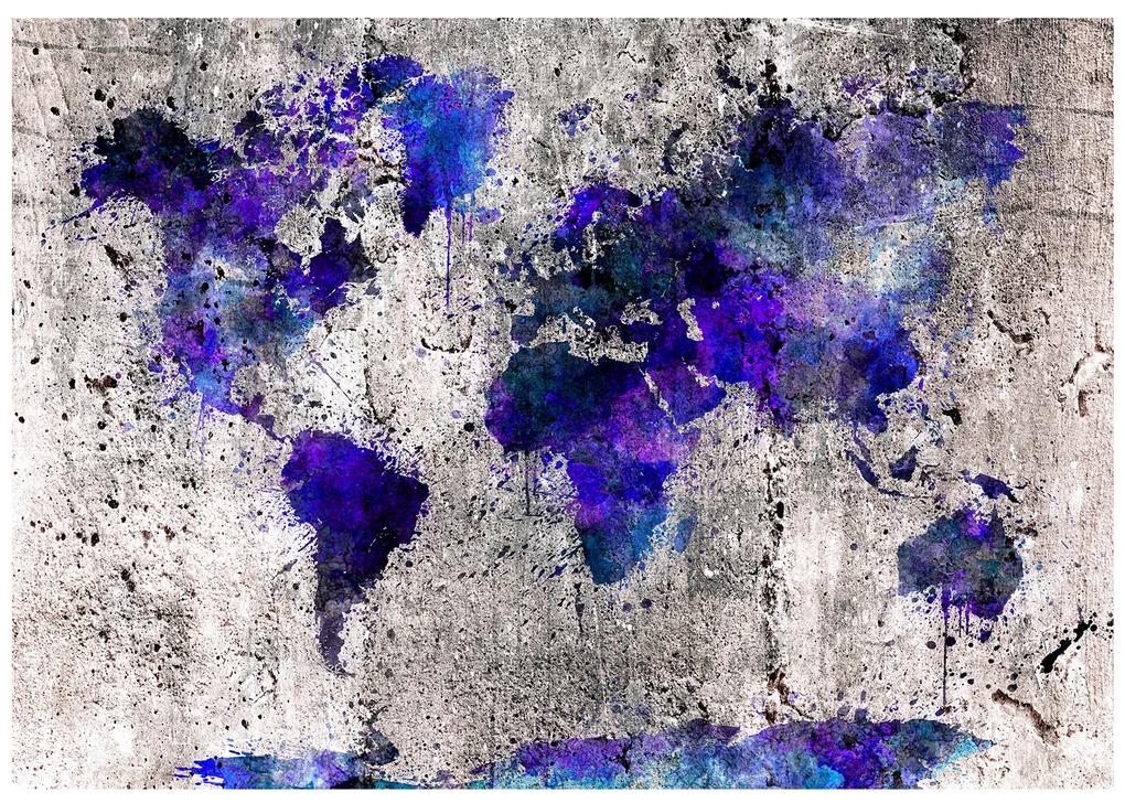 Artgeist Fototapeta - World Map: Ink Blots Veľkosť: 400x280, Verzia: Premium
