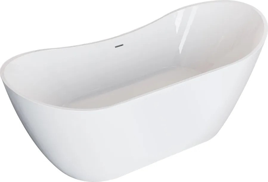 Polimat Akrylátová voľne stojaca vaňa Abi 180x80 POLIMAT-Rozmery: 180x80, POLIMAT-Farba vane: Biela / mokka lesk